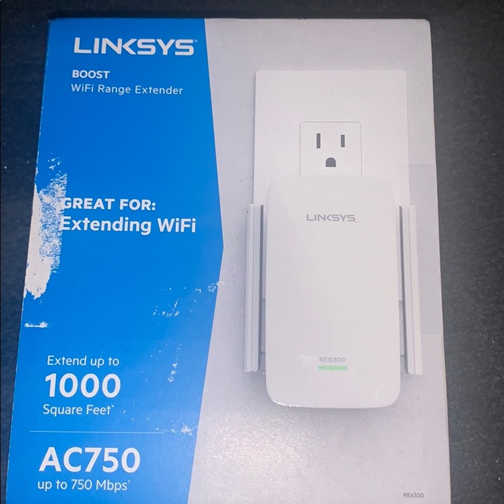 Linksys boost WiFi range extender